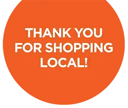 Thanks for shopping local!